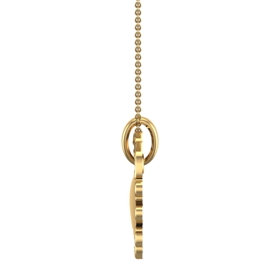 Amy Cancer Yellow Gold Zodiac Pendant Designs For Female