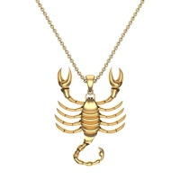 June Scorpio Yellow Gold Zodiac Pendant