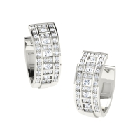 Ashni White Gold Diamond Earrings 