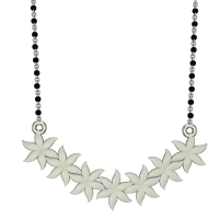 Shreya White Gold Mangalsutra