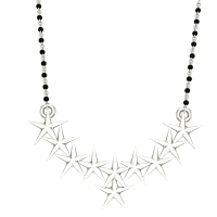 Shweta White Gold Mangalsutra