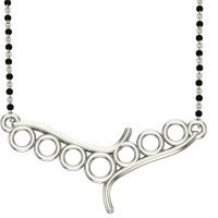 Aarti White Gold Mangalsutra