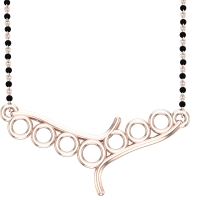 Aarti Rose Gold Mangalsutra