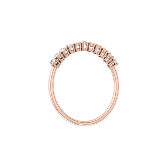 Ritika Rose Gold Diamond Ring