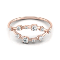 Madhu Rose Gold Diamond Ring