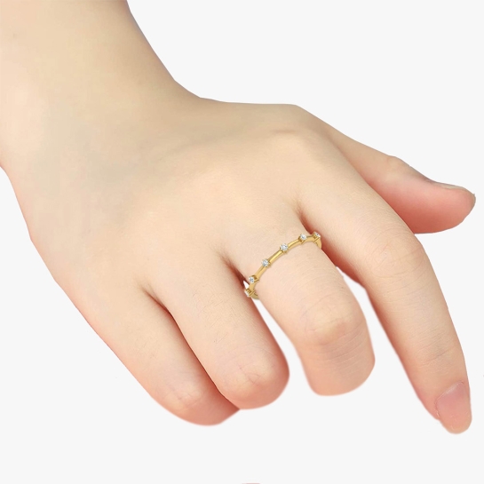 Laxmi Gold Diamond Ring