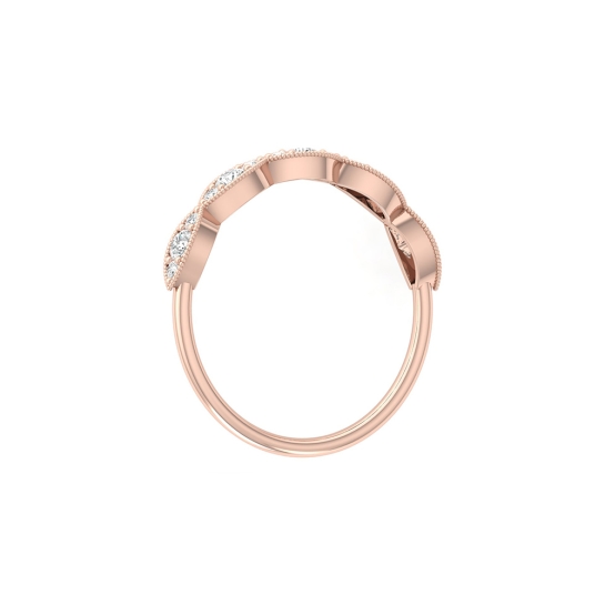 Kriti Rose Gold Diamond Ring