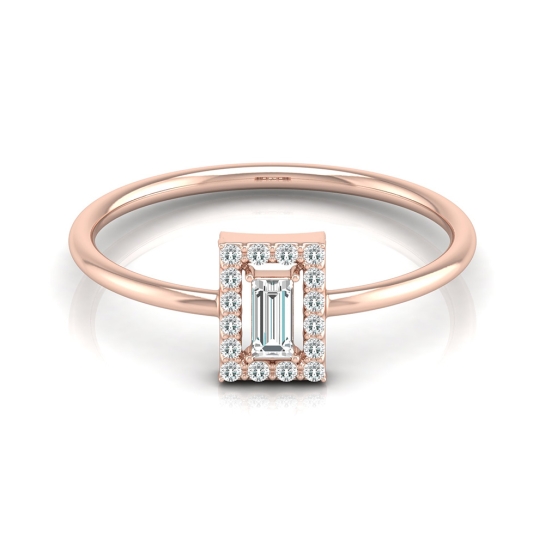 Megha Rose Gold Diamond Ring