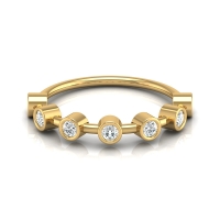 Kajal Gold Diamond Ring