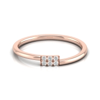 Anamika Rose Gold Diamond Ring