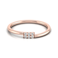 Anamika Rose Gold Diamond Ring