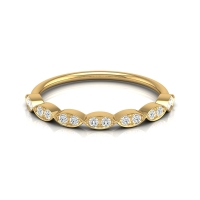 Anushka Gold Diamond Ring