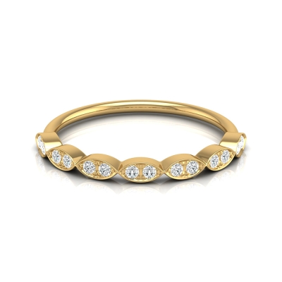 Anushka Gold Diamond Ring