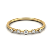 Teena Gold Diamond Ring