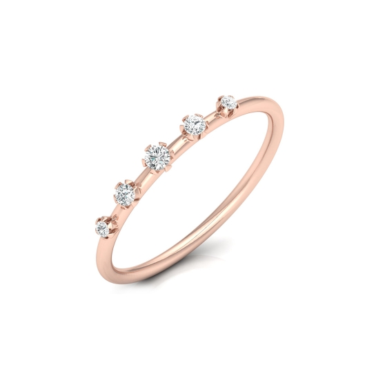 Teena Rose Gold Diamond Ring