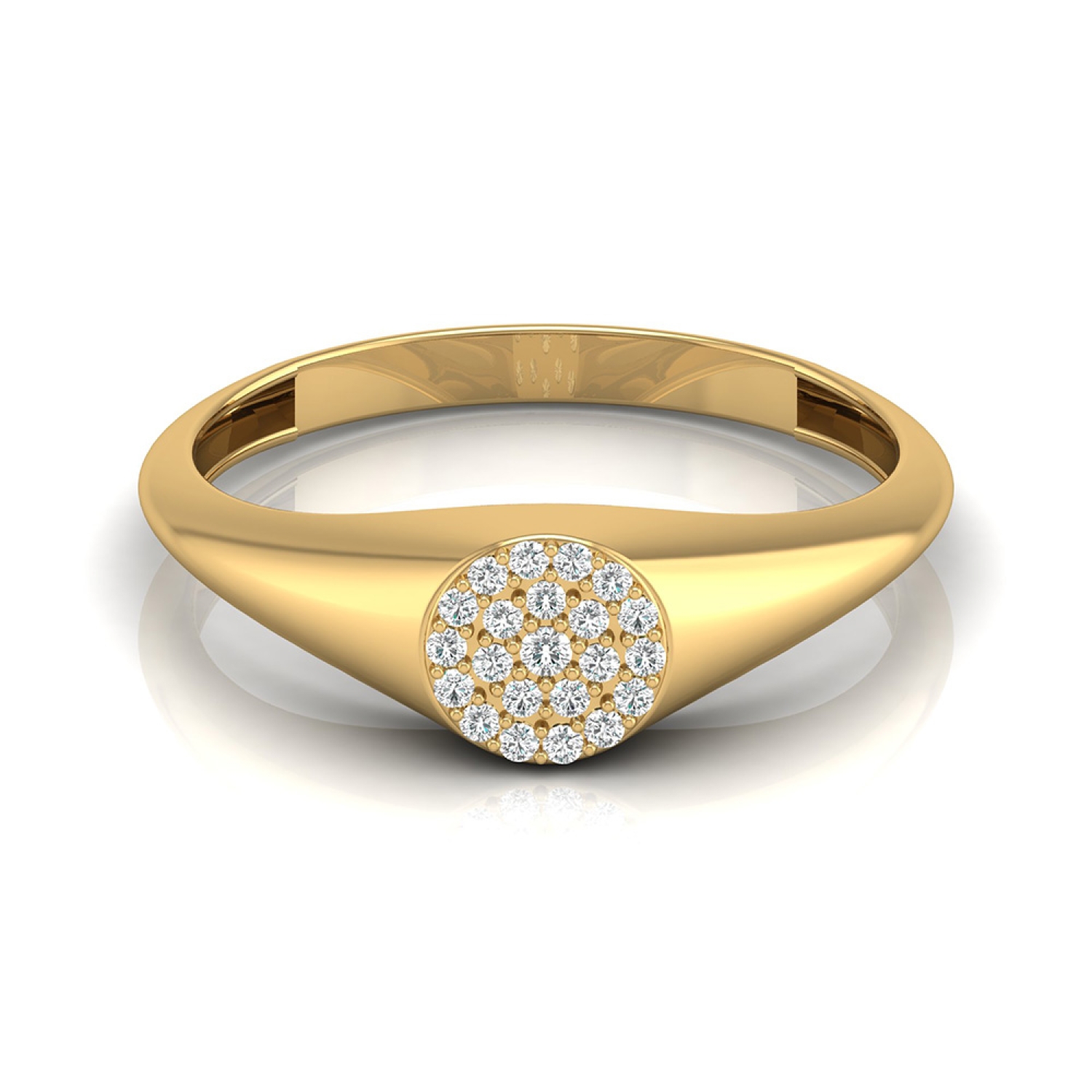 9k Yellow Gold Ring Women | Vistoso Engagement Rings | 9k Gold Engagement  Ring - Gold - Aliexpress