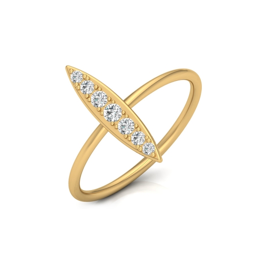 Tanya Rose Gold Diamond Ring