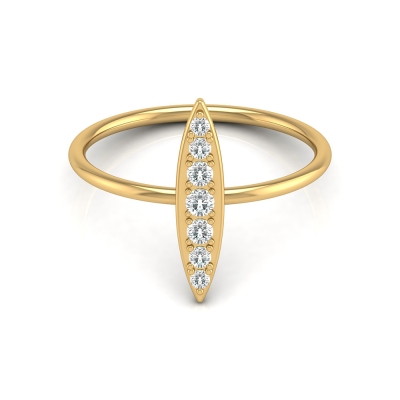Tanya Gold Diamond Ring