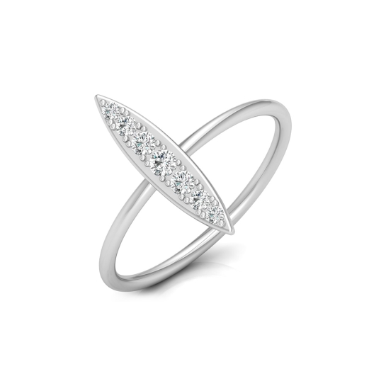 Tanya White Gold Diamond Ring