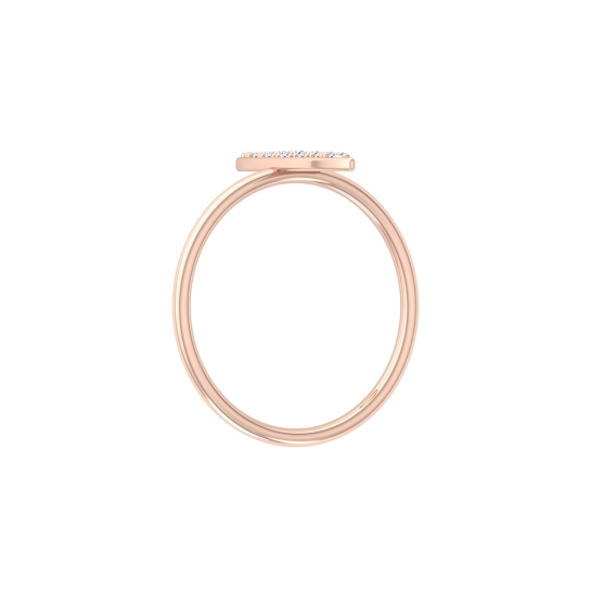 Tanya Rose Gold Diamond Ring