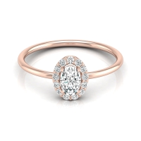 Shalu Rose Gold Diamond Ring