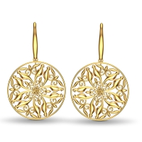 Nayani Gold Drop Earrings