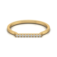 Mukta Yellow Gold Diamond Ring