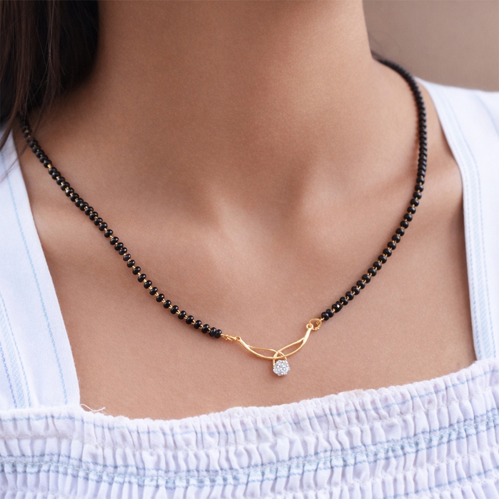 Marine Diamond Mangalsutra