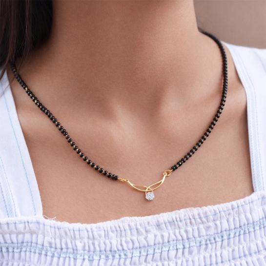 Marine Diamond Mangalsutra