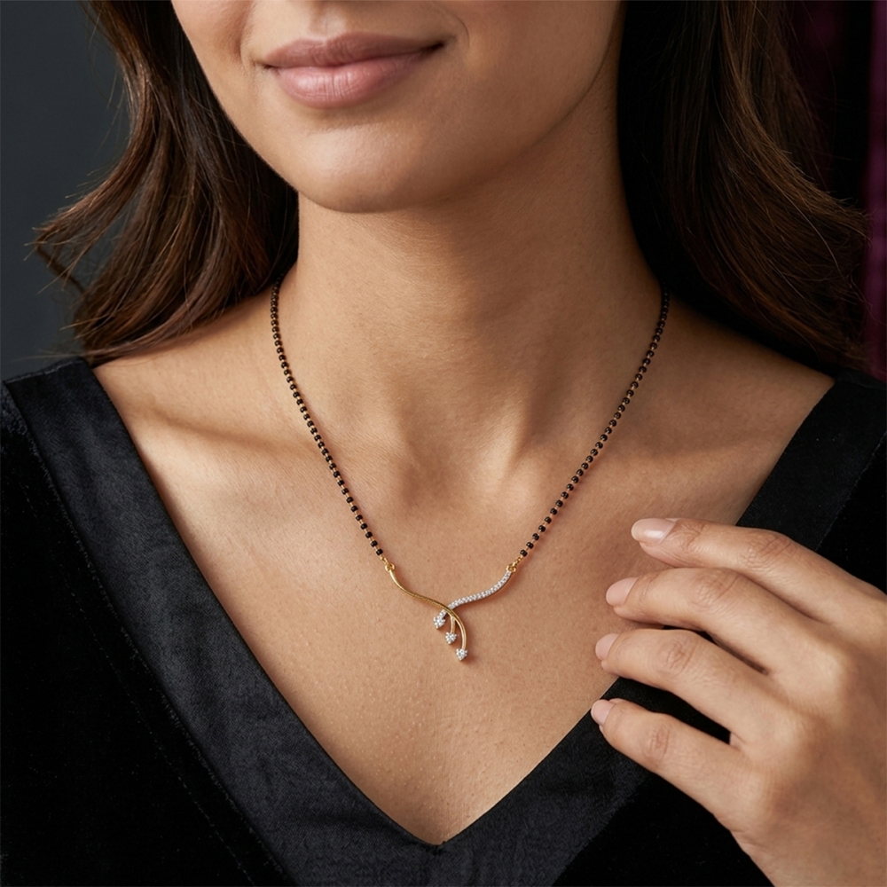 Akosia Diamond Mangalsutra