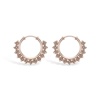 Myka Rose Gold Hoop Earrings