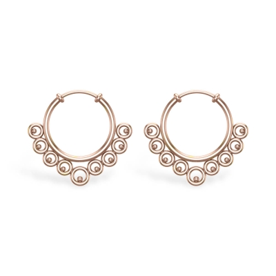 Amara Rose Gold Earrings