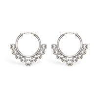 Amara White Gold Earrings