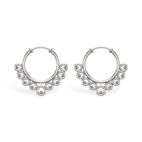 Amara White Gold Earrings