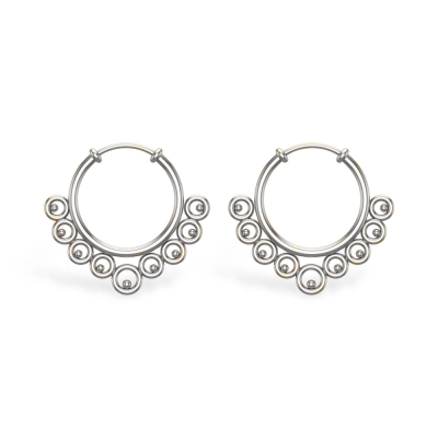 Amara White Gold Earrings