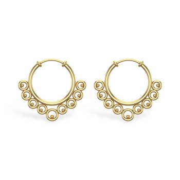 Amara Yellow Gold Earrings