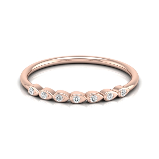 Luna Rose Gold Diamond Ring