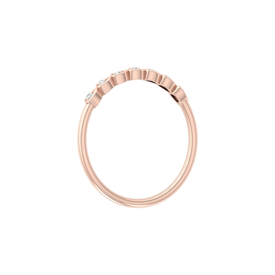 Luna Yellow Gold Diamond Ring