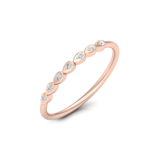 Luna Yellow Gold Diamond Ring