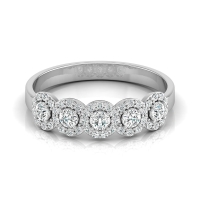 Anzai White Gold Diamond Ring