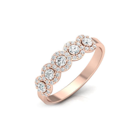 Anzai Yellow Gold Diamond Ring