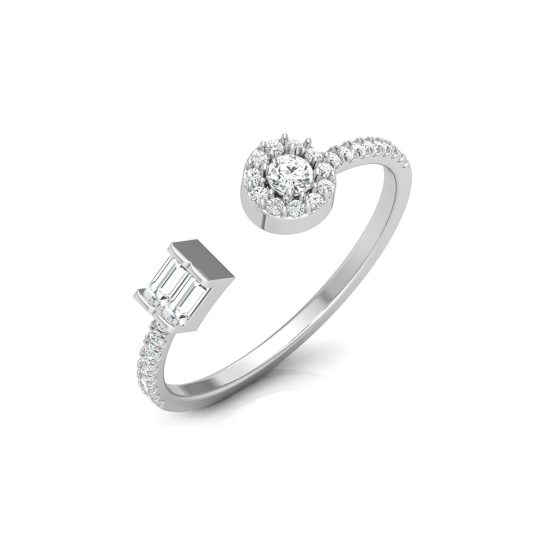 Okos White Gold Diamond Ring