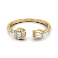 Okos Yellow Gold Diamond Ring