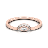 Jiva Rose Gold Diamond Ring
