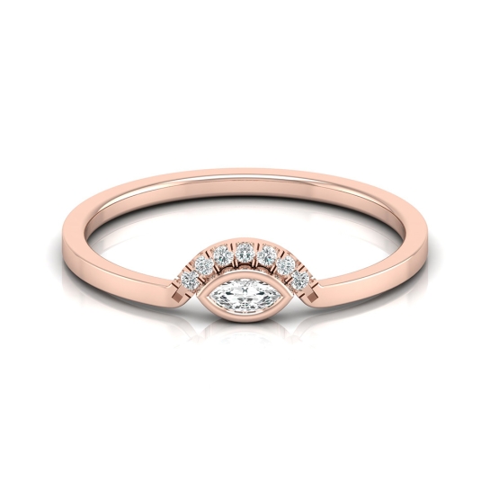 Nine Diamond Ring In Rose Gold By Lagu Bandhu – Lagu Bandhu