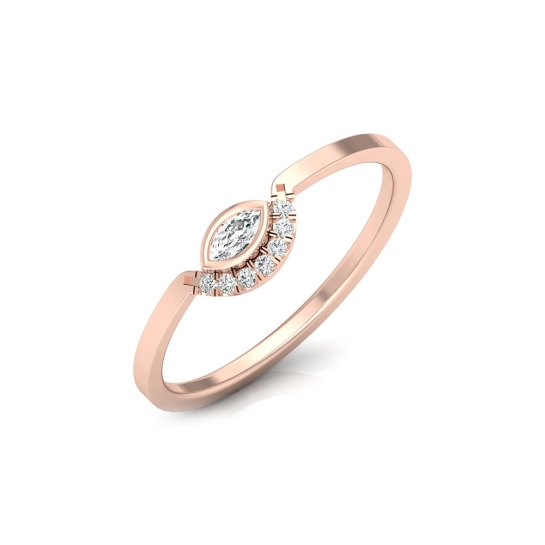 Jiva Rose Gold Diamond Ring