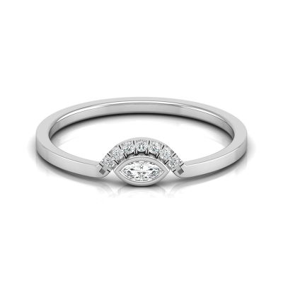 Jiva White Gold Diamond Ring