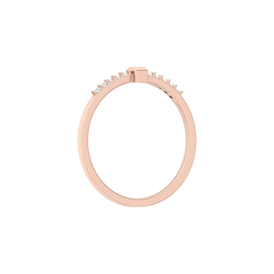 Kamya Rose Gold Diamond Ring