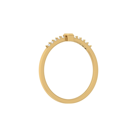 Kamya Yellow Gold Diamond Ring