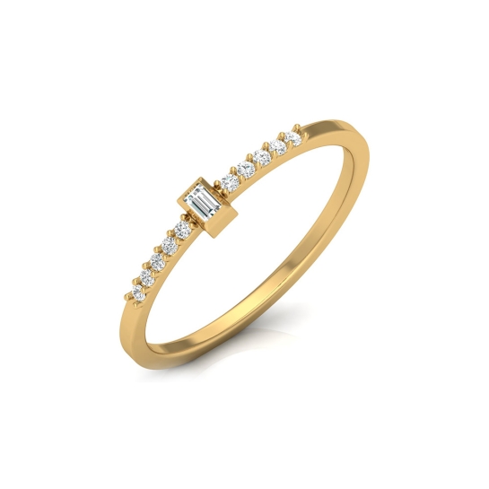 Kamya Yellow Gold Diamond Ring